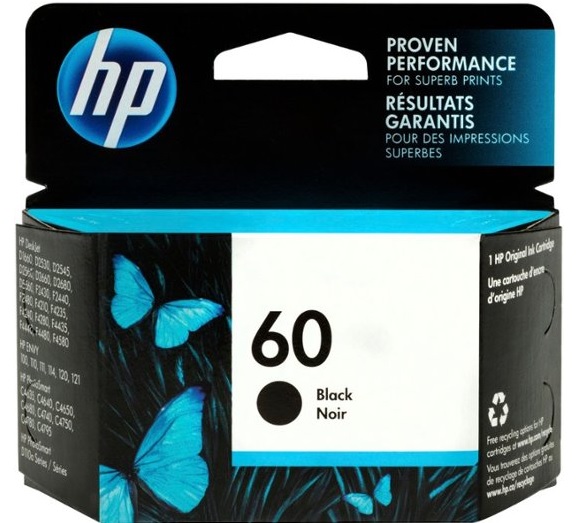 HP 60 Original Black Ink