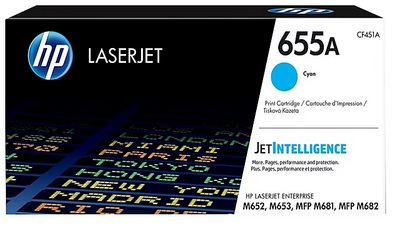HP 655A_CF451A  Cyan Toner Cartridge-Standard