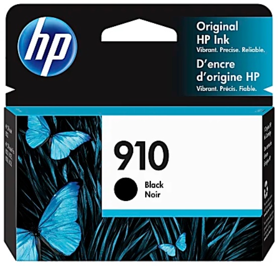 HP 910 Black Ink Cartridge 3YL61AN